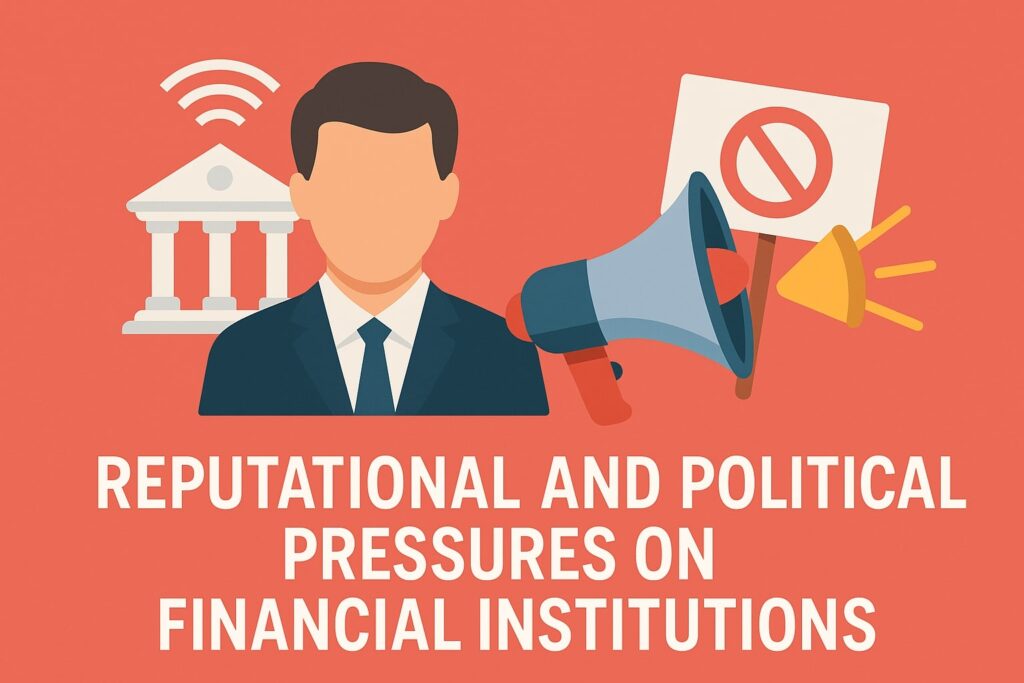 Reputational and Political Pressures on Financial Institutions