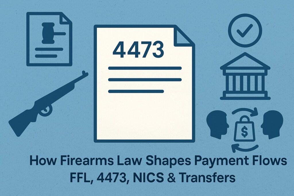 How Firearms Law Shapes Payment Flows (FFL, 4473, NICS & Transfers)