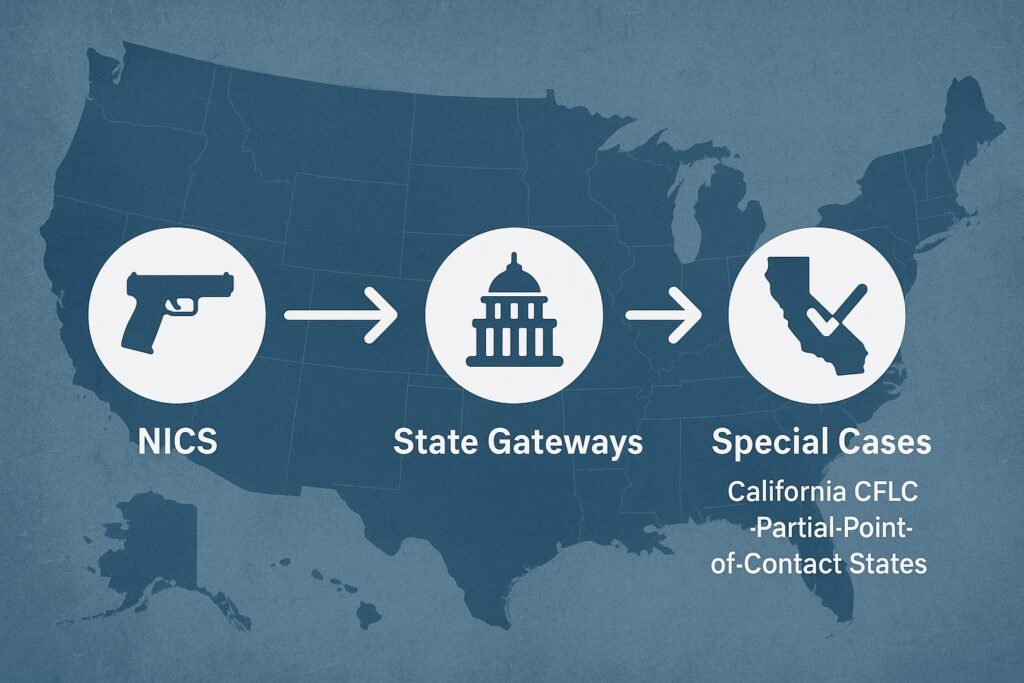 NICS, State Gateways, and Special Cases (California CFLC, Partial-Point-of-Contact States)