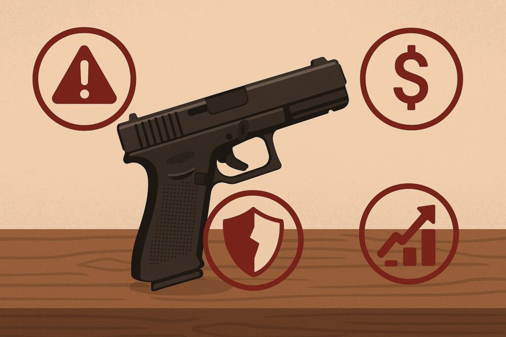 Why firearm merchants are treated as “high-risk” and how that affects pricing