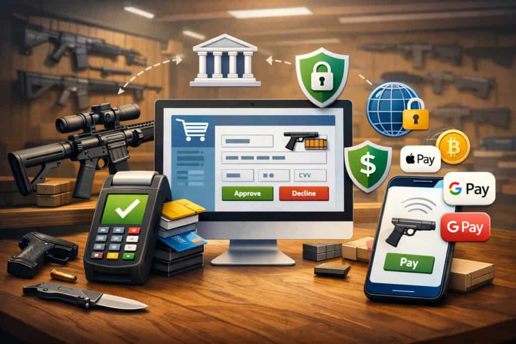The Right Setup: Merchant Account + Gateway That Supports Firearms and Digital Wallets