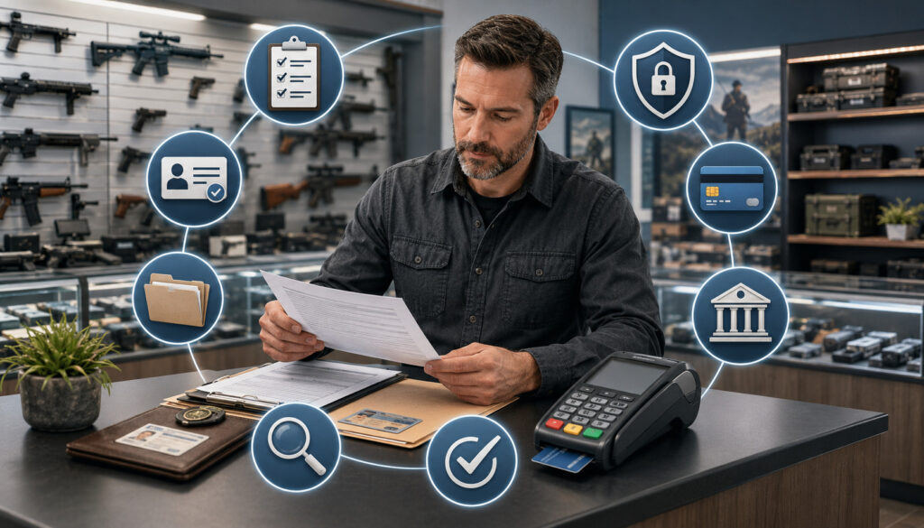 FFL merchant account requirements and payment compliance
